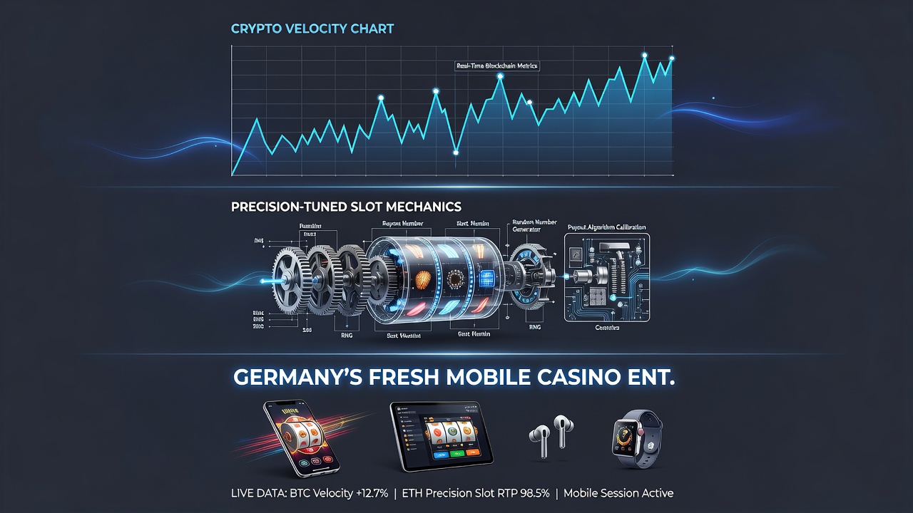 Mobile Casino-App mit Slot-Oberfläche und Krypto-Zahlungsoptionen