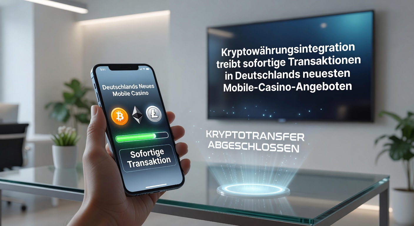 Kryptowährungsintegration in mobilen Casinos mit Fokus auf schnelle Transaktionen in Deutschland