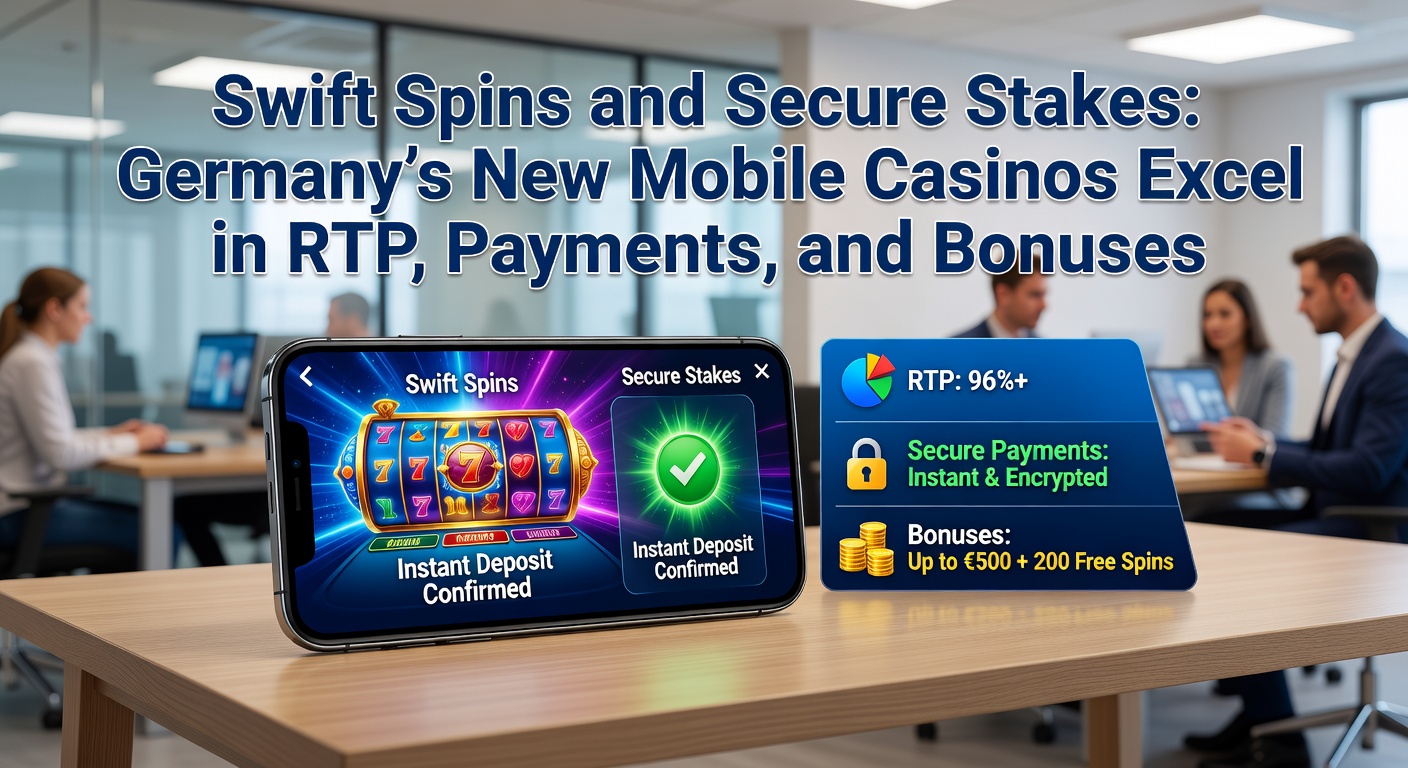 Grafik mit Icons für PayPal, Trustly und Klarna, die ultraschnelle Ein- und Auszahlungen in einem deutschen Mobile Casino illustrieren